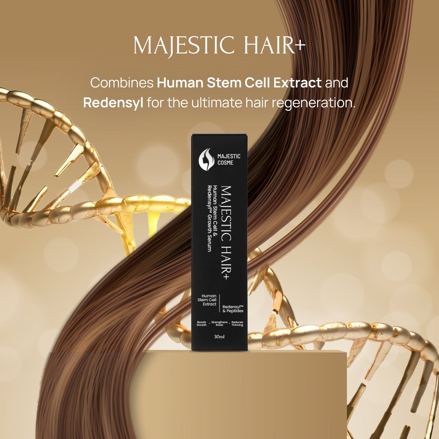stem cell hair regrowth serum Majestic Hair+