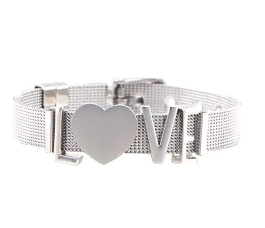 Stainless Steel Slider Bracelet
