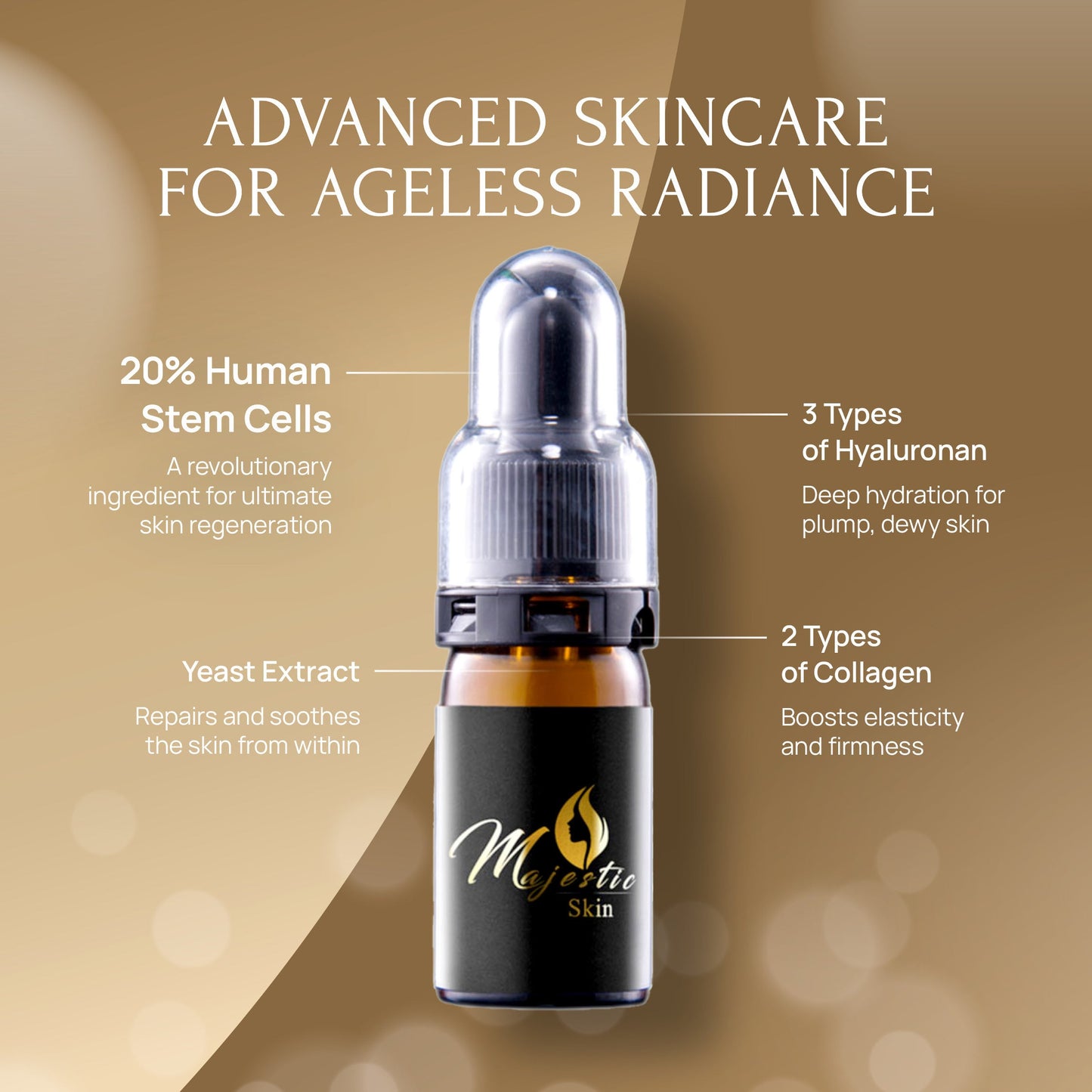 Human stem cell serum Majestic Skin 5ml